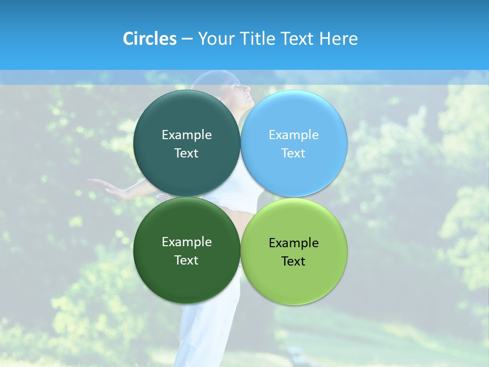 Healthy Woman Health PowerPoint Template