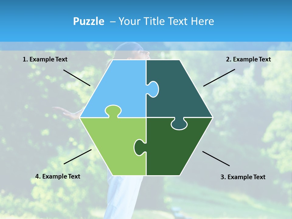 Healthy Woman Health PowerPoint Template