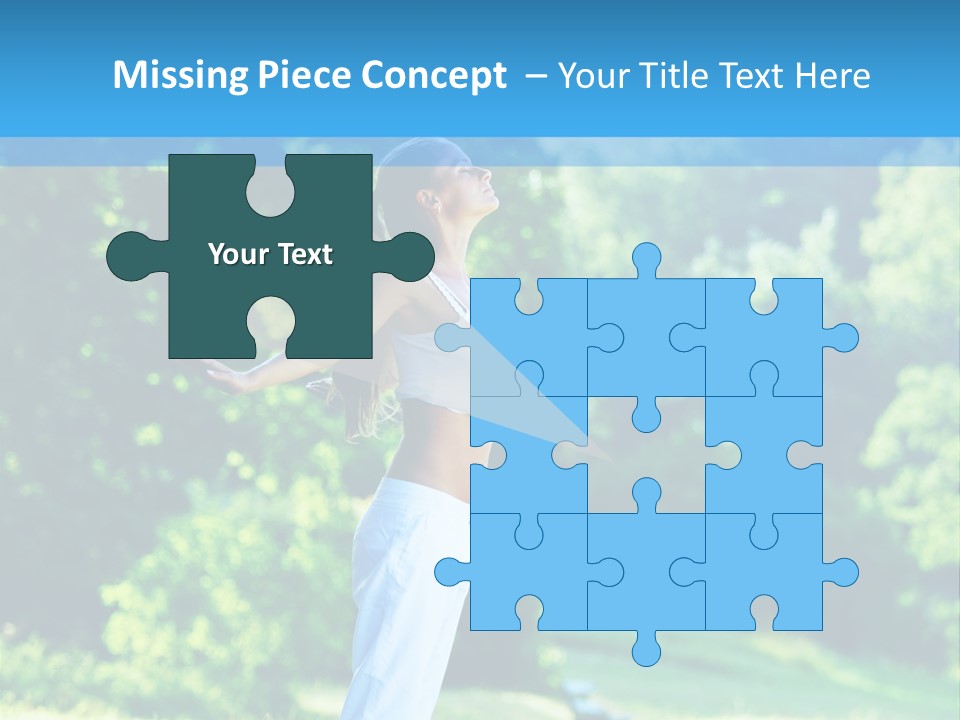 Healthy Woman Health PowerPoint Template