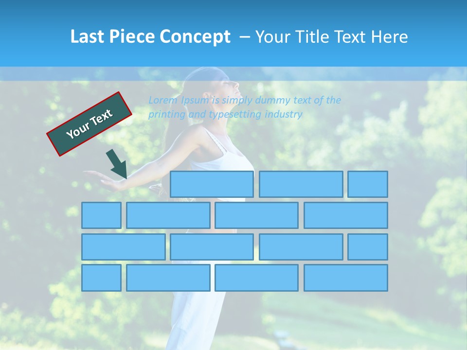 Healthy Woman Health PowerPoint Template