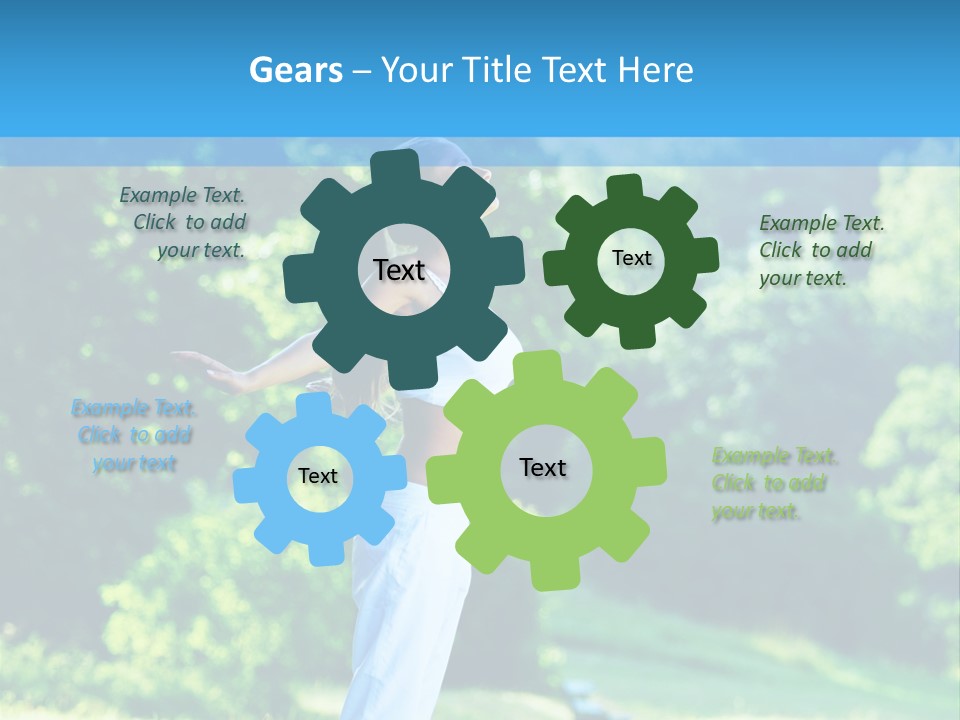 Healthy Woman Health PowerPoint Template