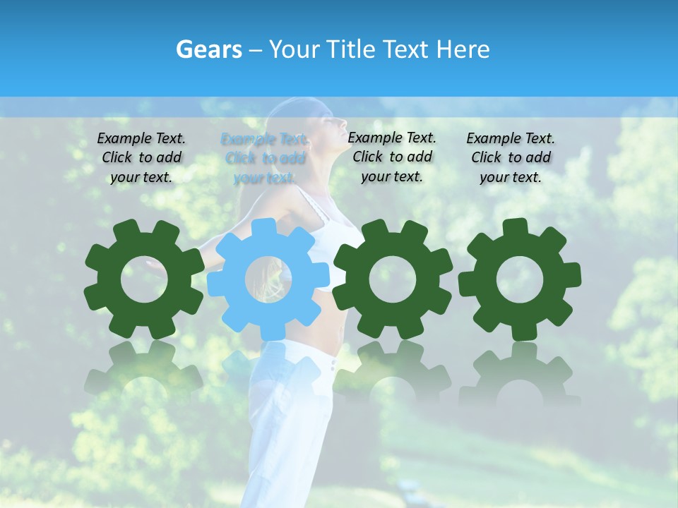 Healthy Woman Health PowerPoint Template