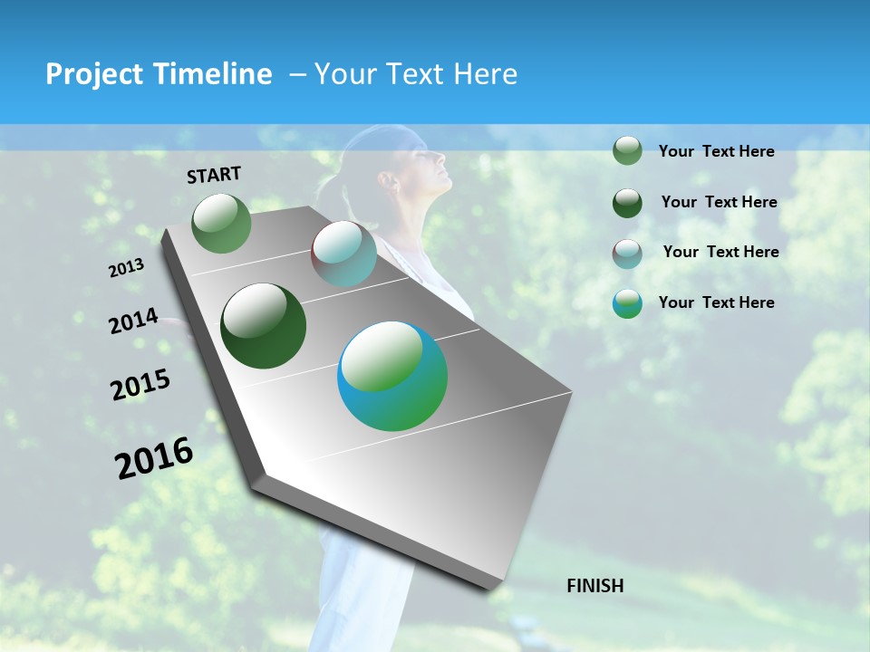 Healthy Woman Health PowerPoint Template
