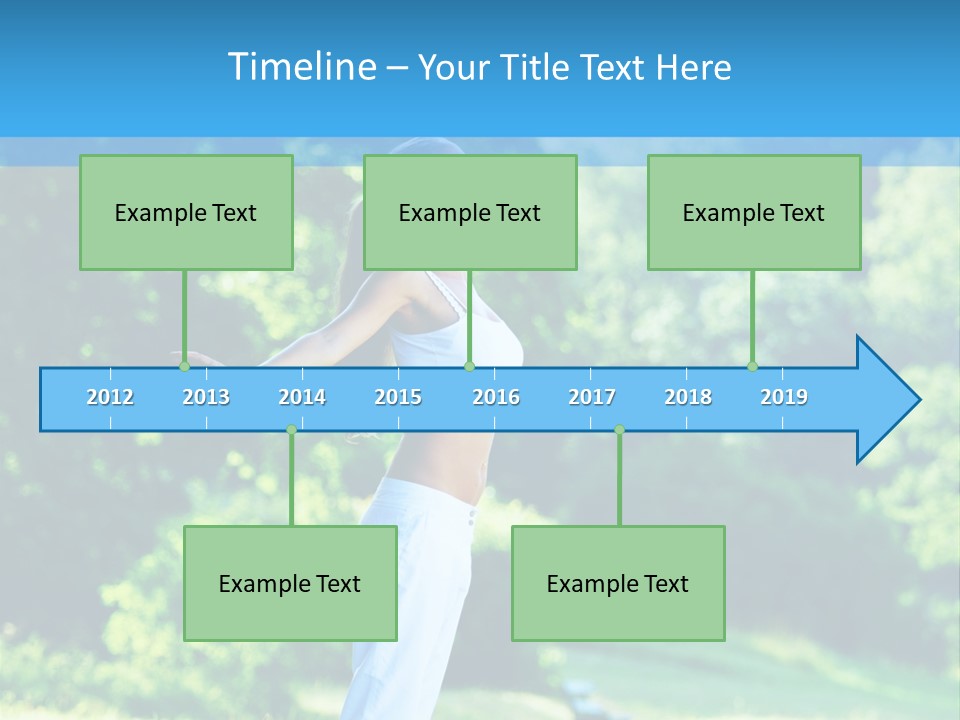Healthy Woman Health PowerPoint Template