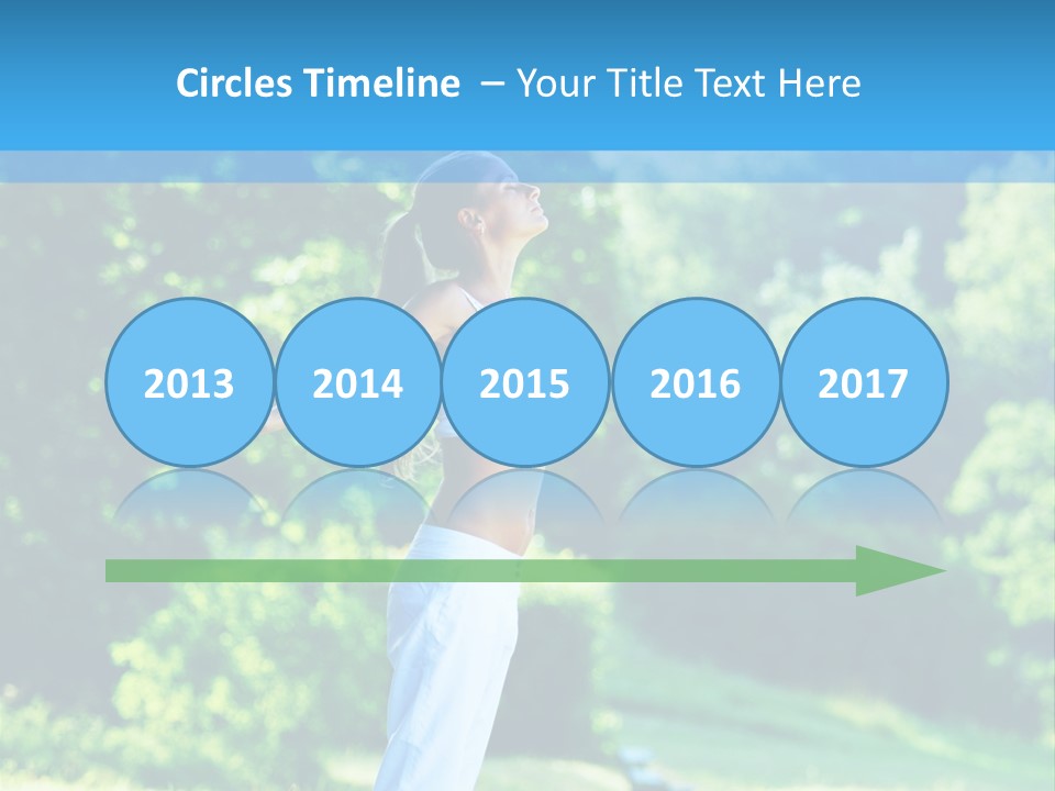 Healthy Woman Health PowerPoint Template