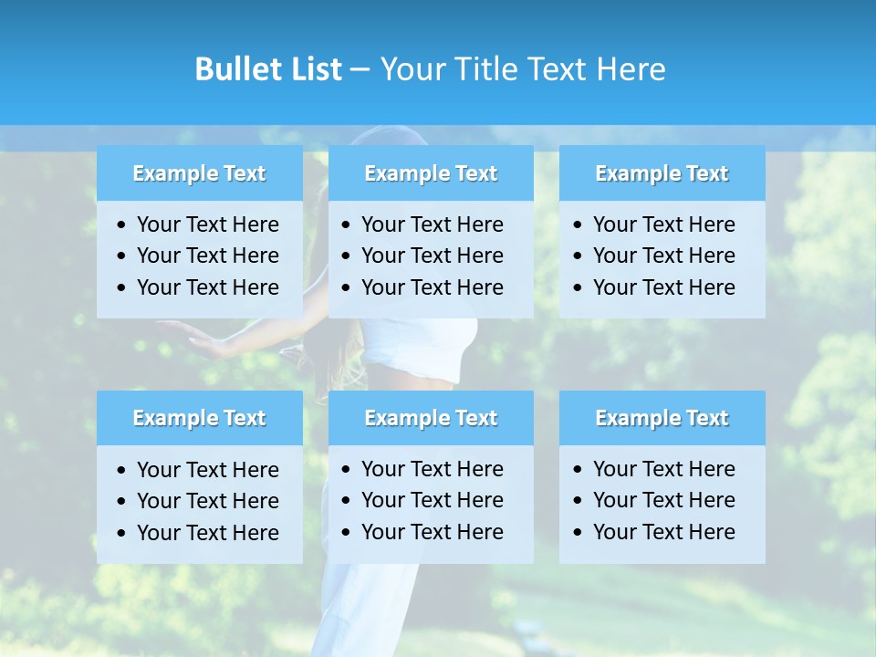 Healthy Woman Health PowerPoint Template