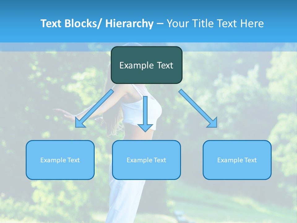 Healthy Woman Health PowerPoint Template