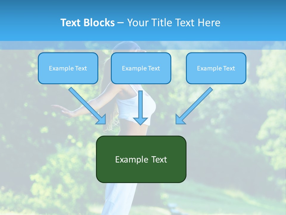 Healthy Woman Health PowerPoint Template