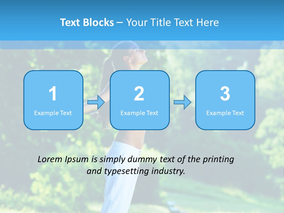 Healthy Woman Health PowerPoint Template
