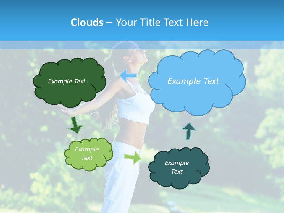 Healthy Woman Health PowerPoint Template