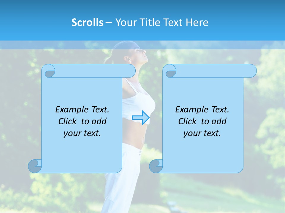Healthy Woman Health PowerPoint Template