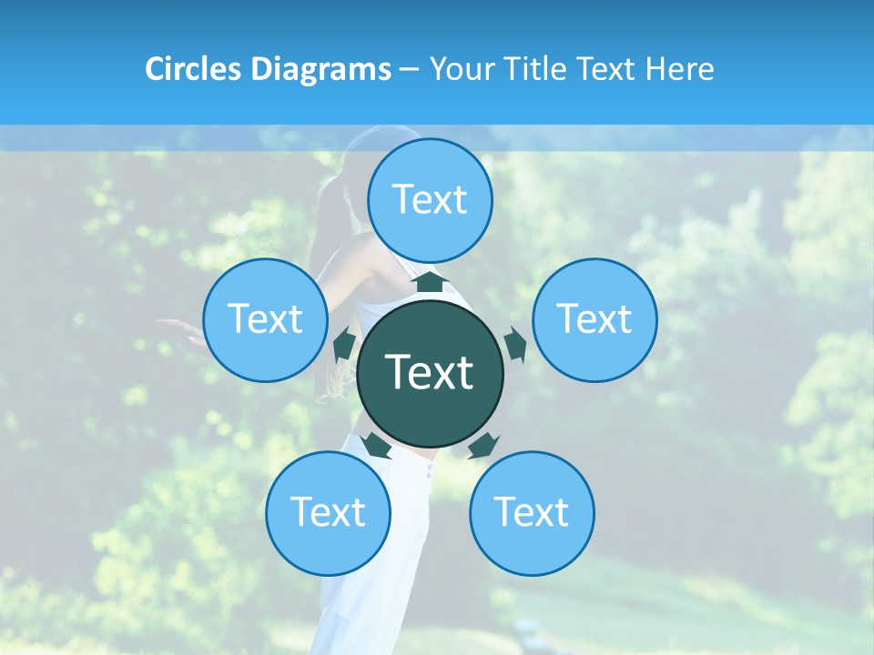 Healthy Woman Health PowerPoint Template