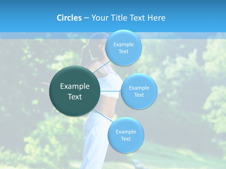 Healthy Woman Health PowerPoint Template