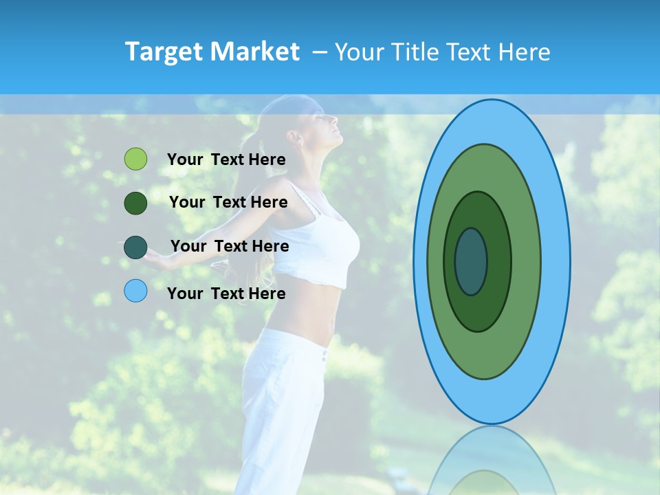 Healthy Woman Health PowerPoint Template