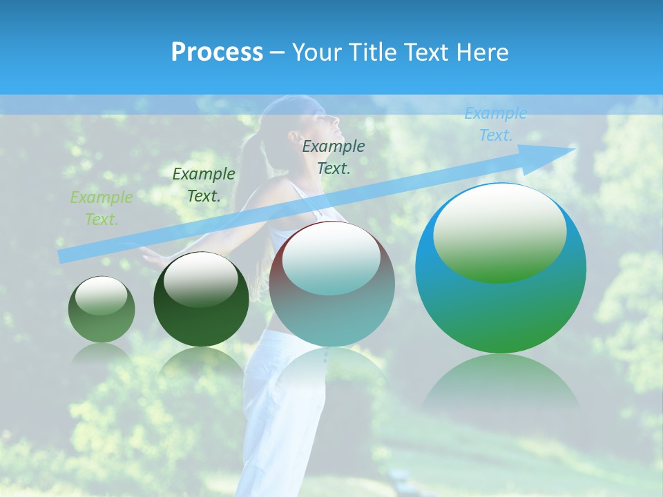 Healthy Woman Health PowerPoint Template