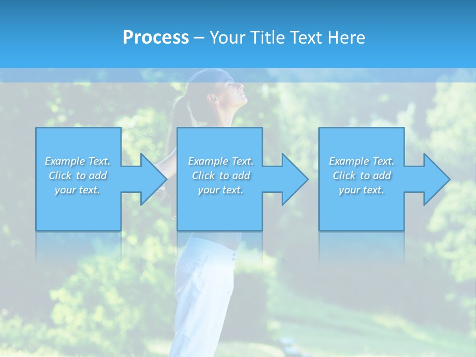 Healthy Woman Health PowerPoint Template