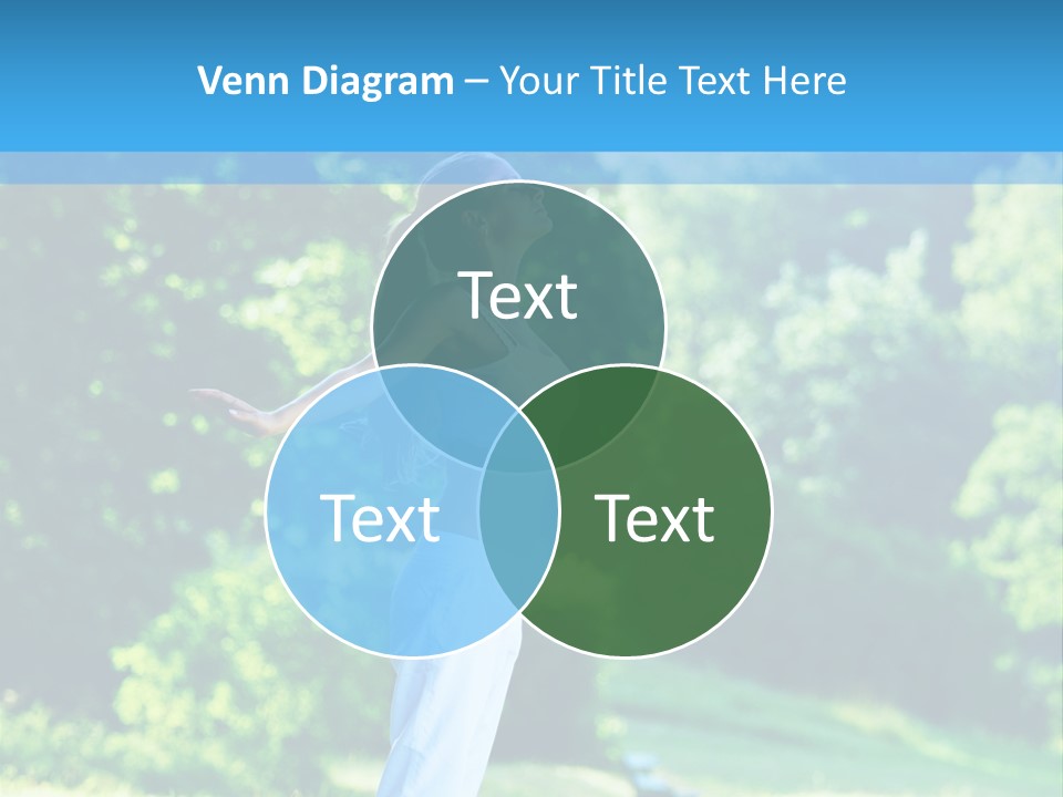 Healthy Woman Health PowerPoint Template