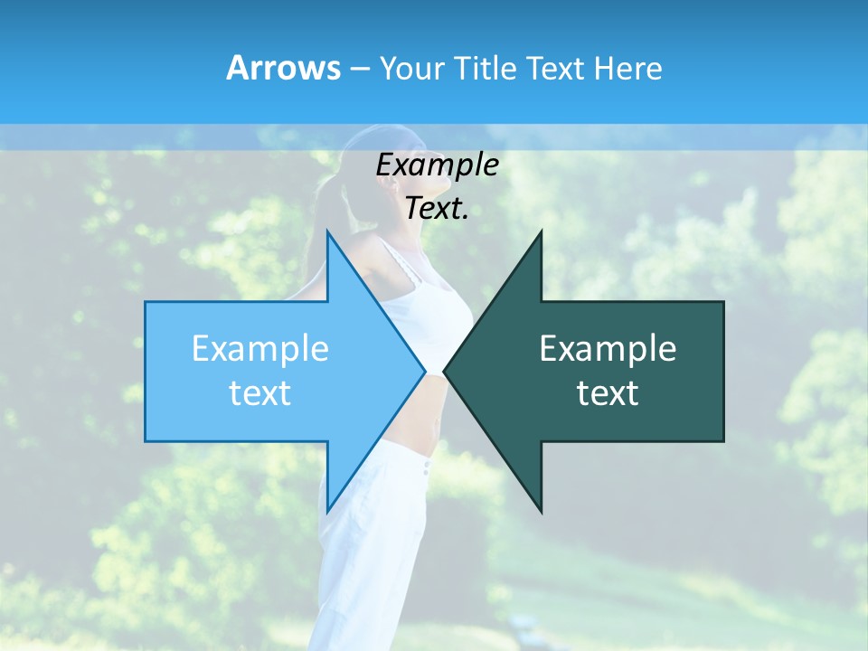 Healthy Woman Health PowerPoint Template