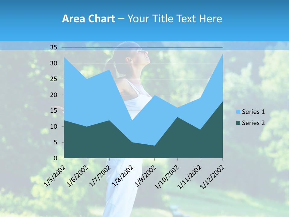 Healthy Woman Health PowerPoint Template