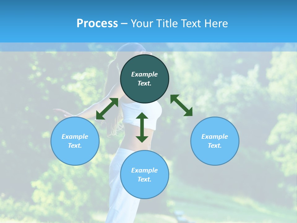 Healthy Woman Health PowerPoint Template