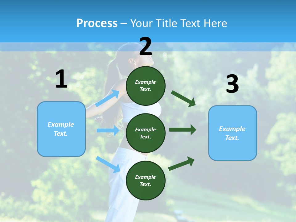 Healthy Woman Health PowerPoint Template