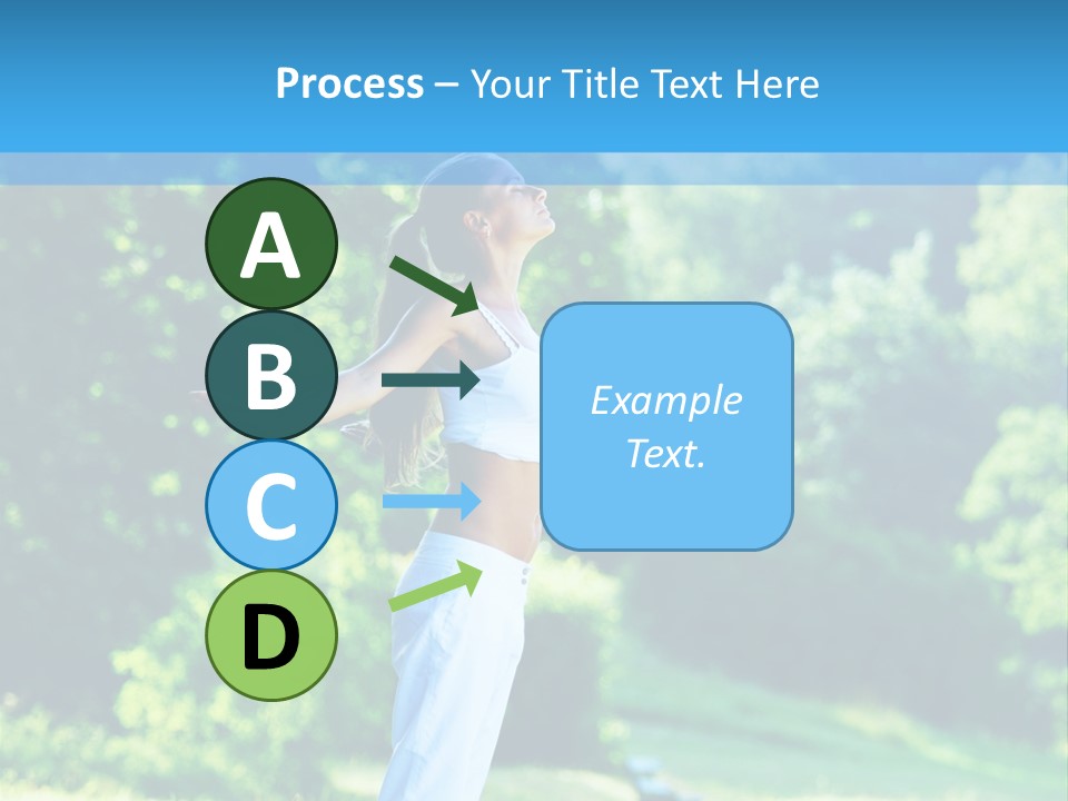 Healthy Woman Health PowerPoint Template