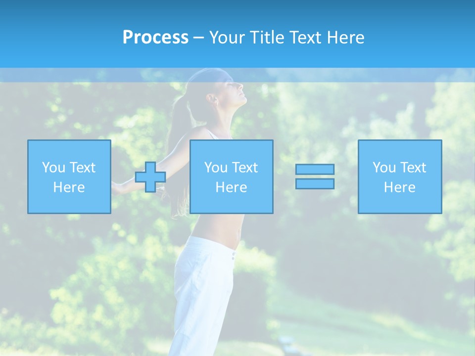 Healthy Woman Health PowerPoint Template
