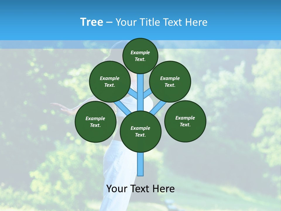 Healthy Woman Health PowerPoint Template