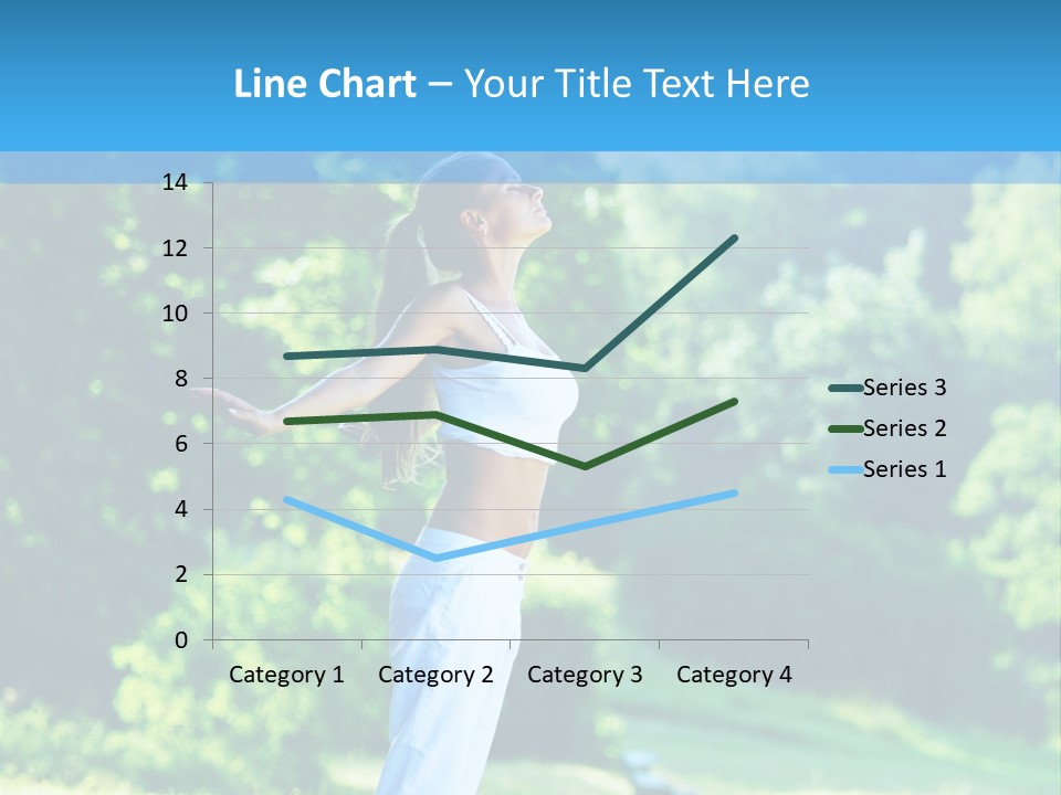 Healthy Woman Health PowerPoint Template