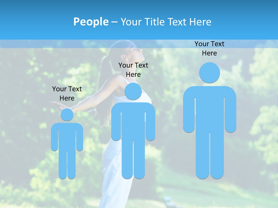 Healthy Woman Health PowerPoint Template