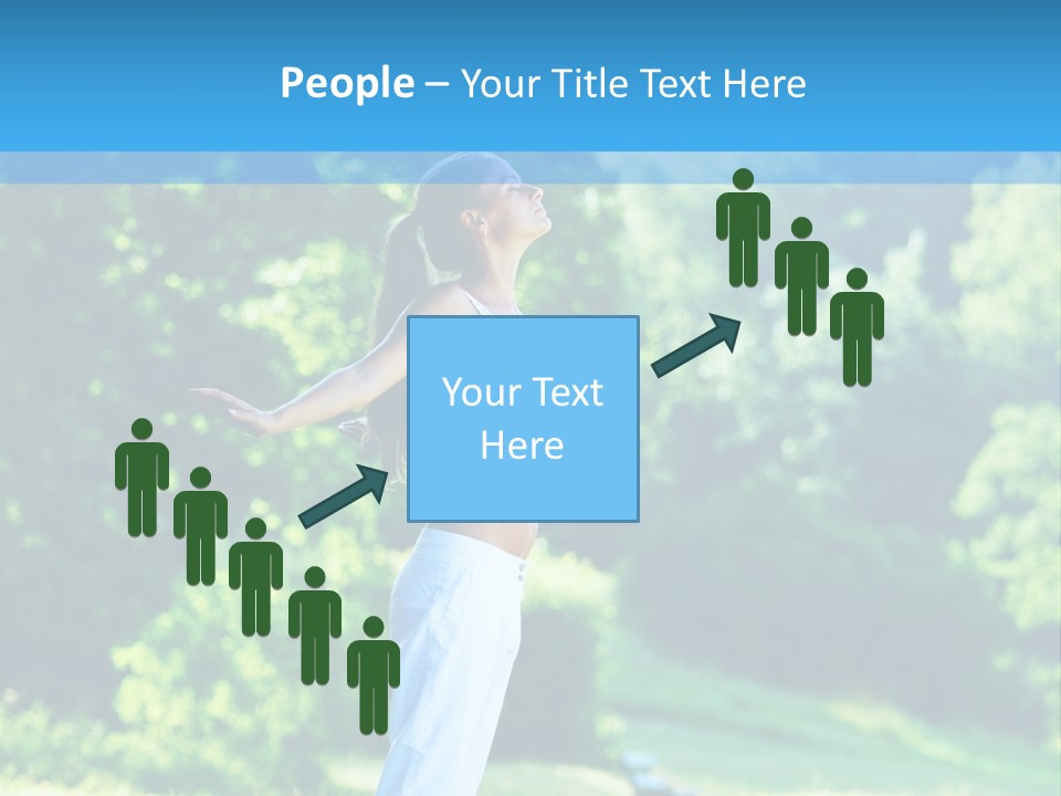 Healthy Woman Health PowerPoint Template