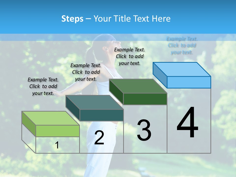 Healthy Woman Health PowerPoint Template
