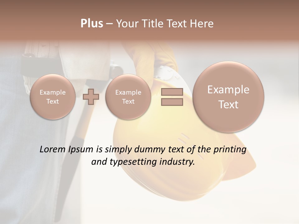 Human Helmet Jeans PowerPoint Template