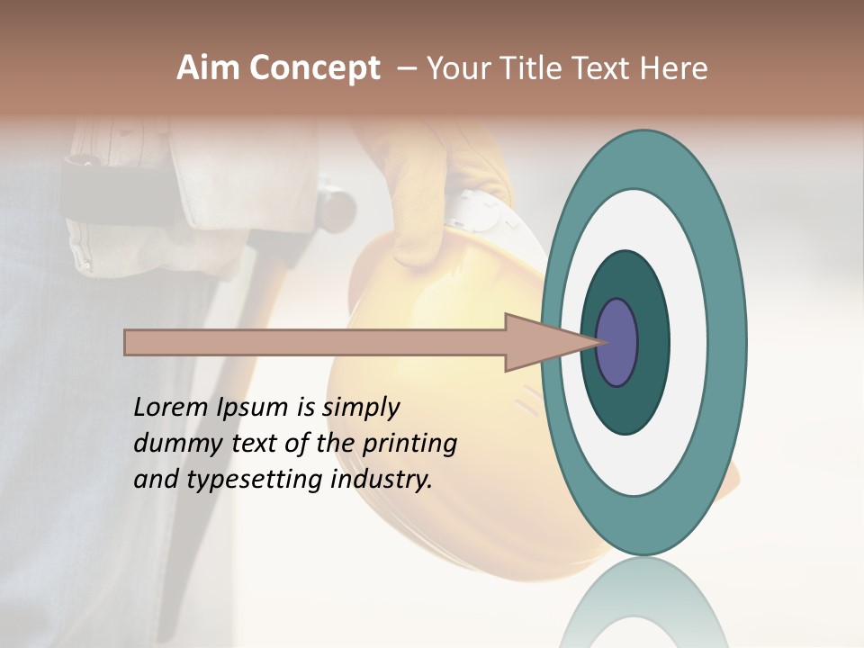 Human Helmet Jeans PowerPoint Template