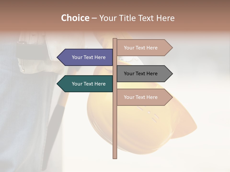 Human Helmet Jeans PowerPoint Template