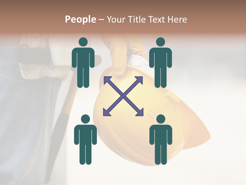 Human Helmet Jeans PowerPoint Template