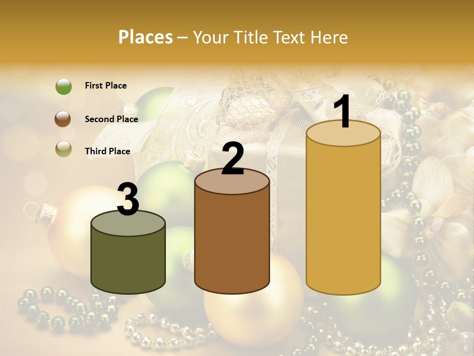 Magic Year Yellow PowerPoint Template