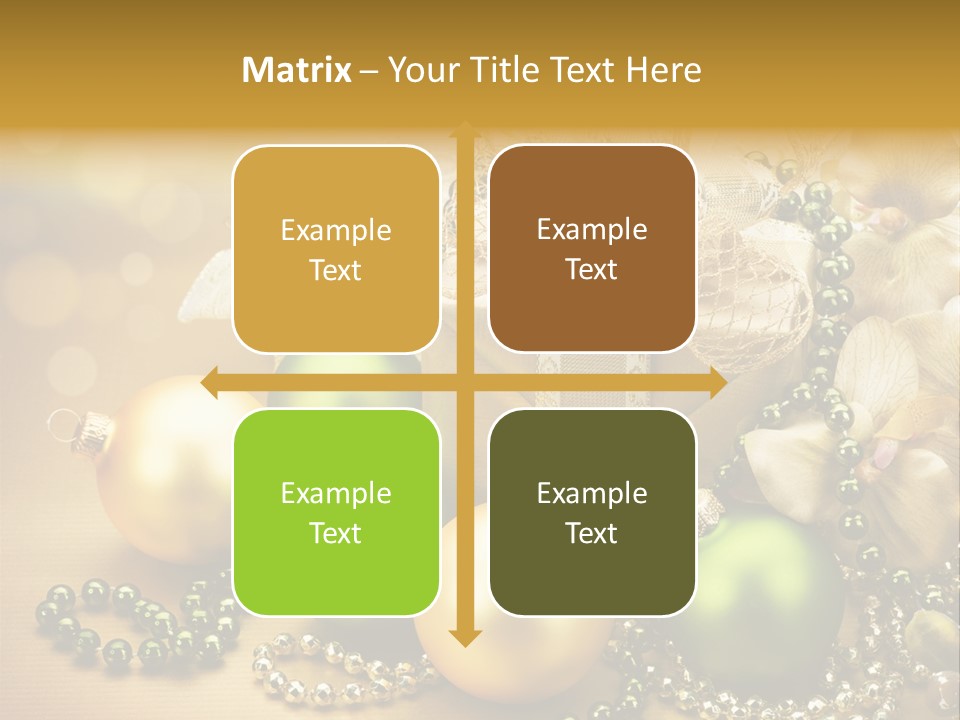 Magic Year Yellow PowerPoint Template