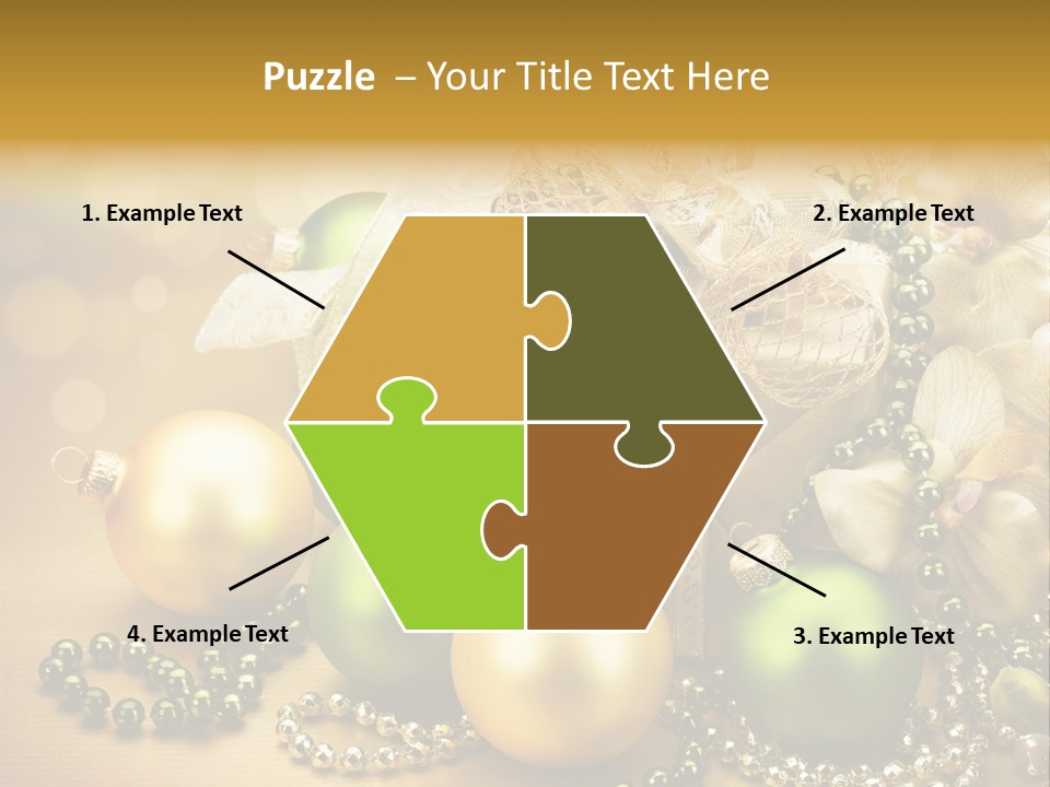 Magic Year Yellow PowerPoint Template