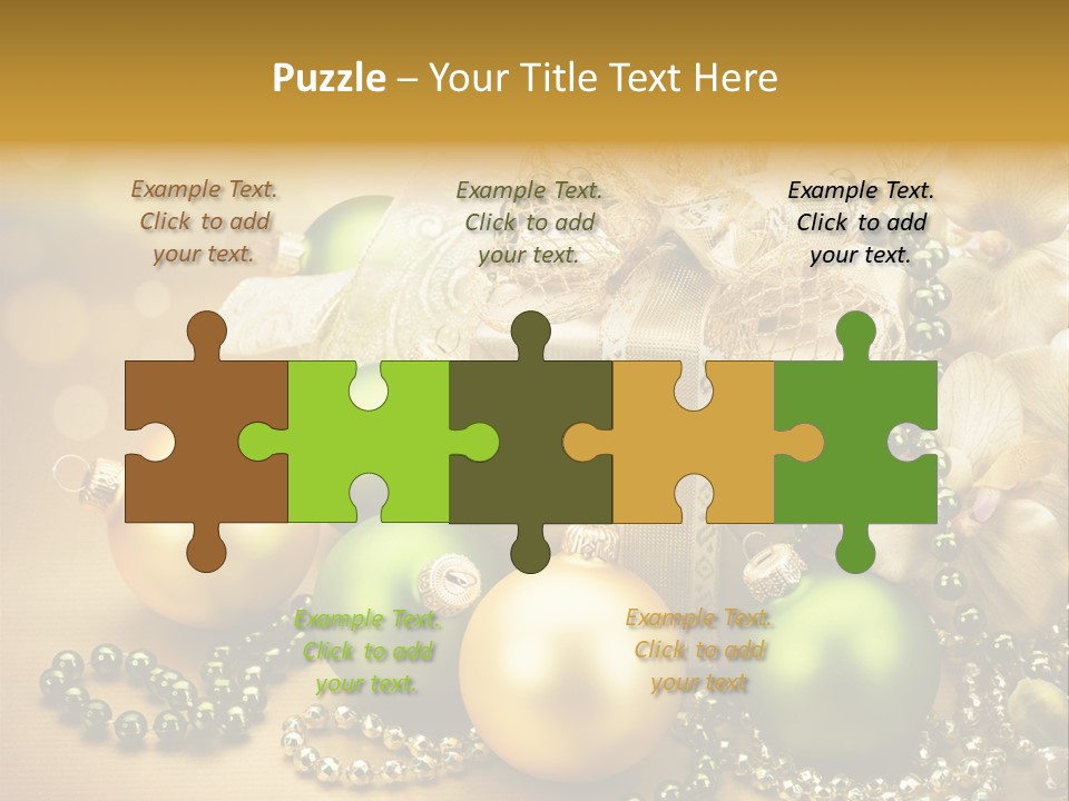 Magic Year Yellow PowerPoint Template