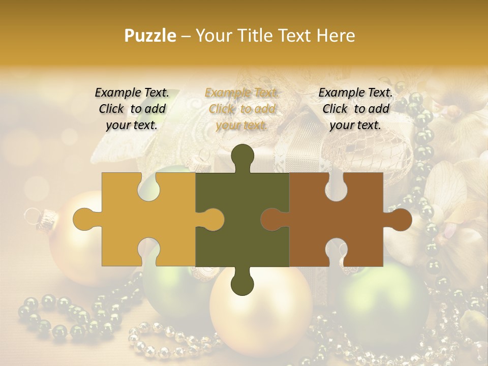 Magic Year Yellow PowerPoint Template