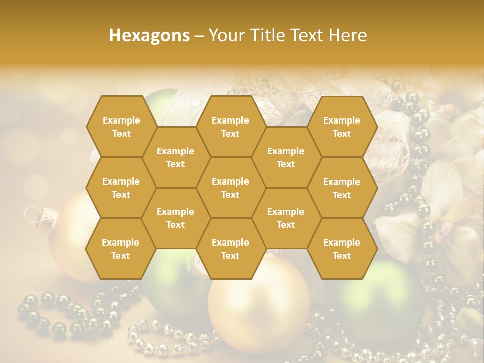 Magic Year Yellow PowerPoint Template