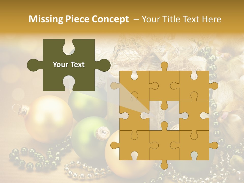 Magic Year Yellow PowerPoint Template