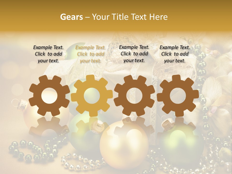 Magic Year Yellow PowerPoint Template