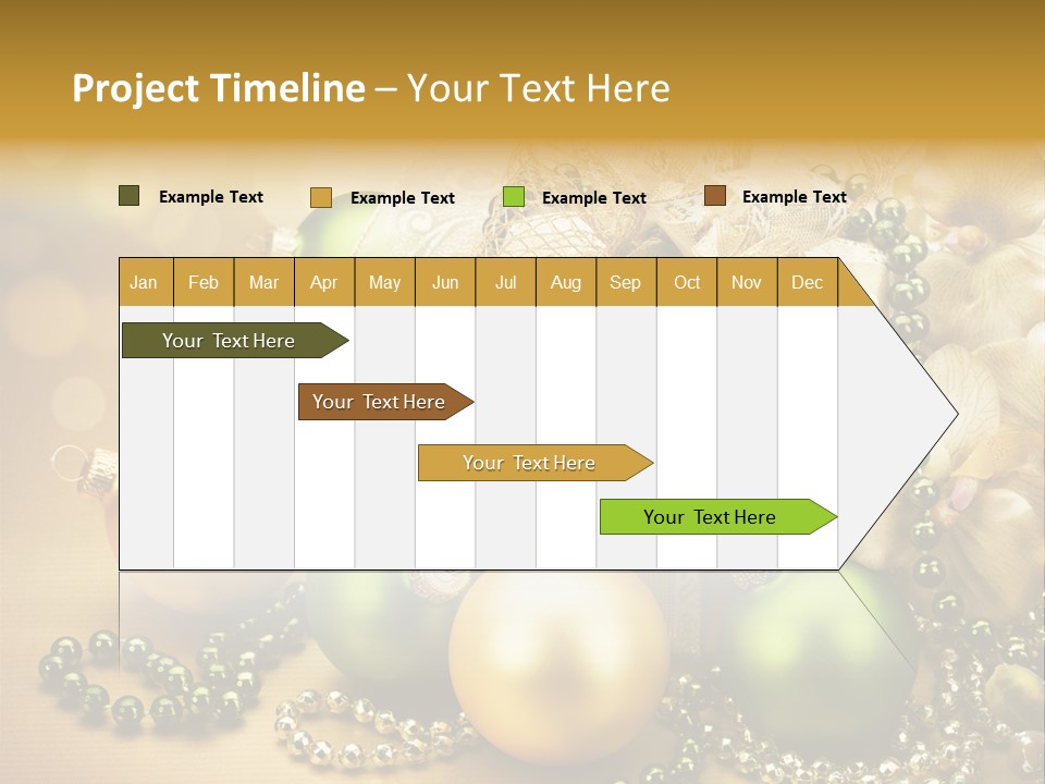 Magic Year Yellow PowerPoint Template