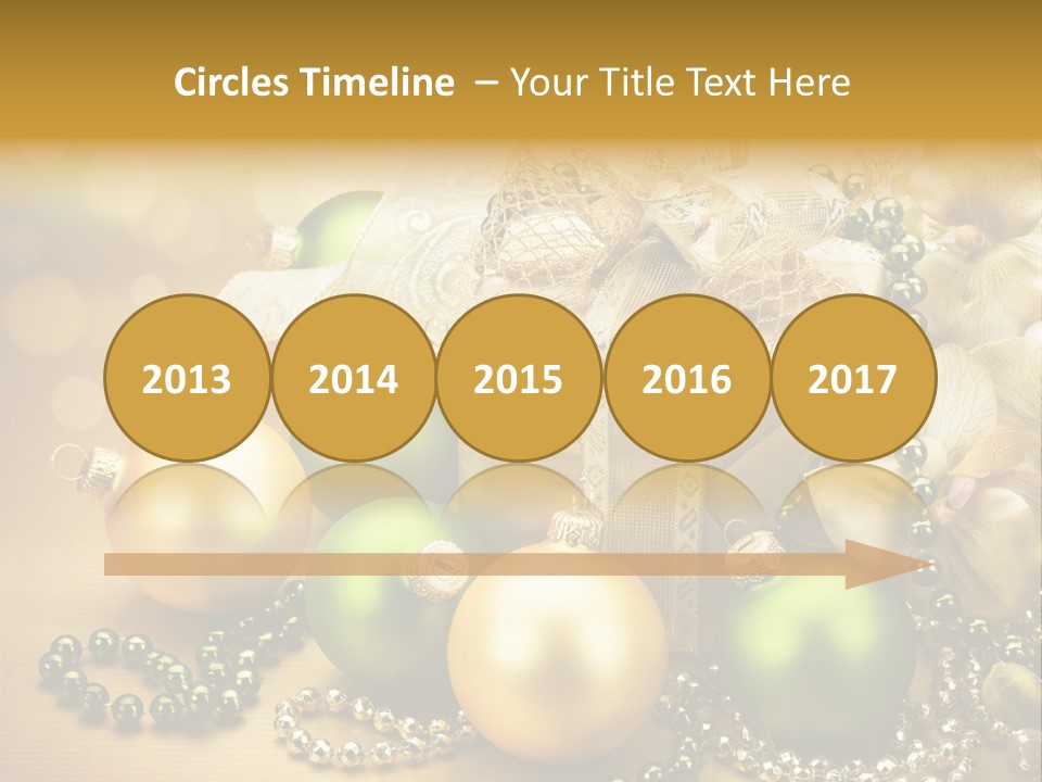 Magic Year Yellow PowerPoint Template