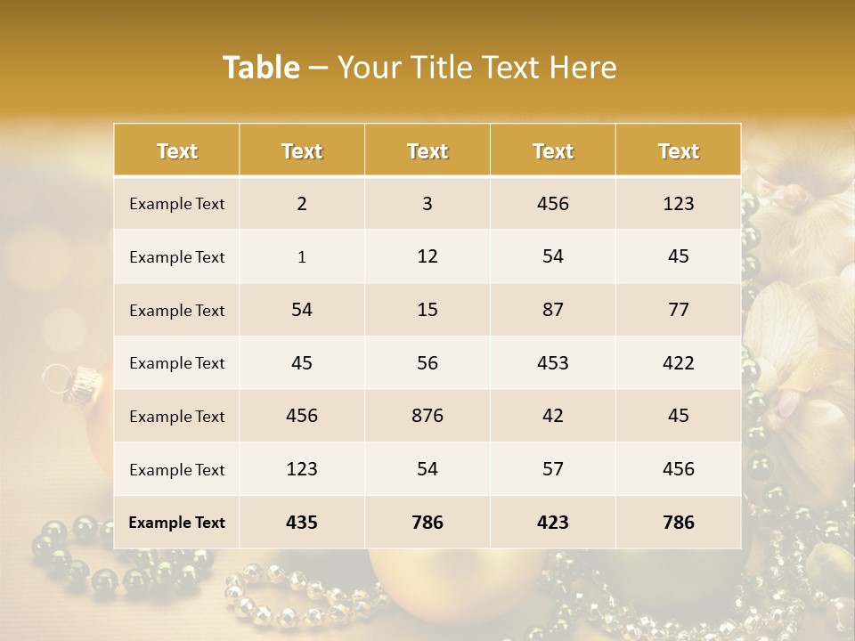 Magic Year Yellow PowerPoint Template