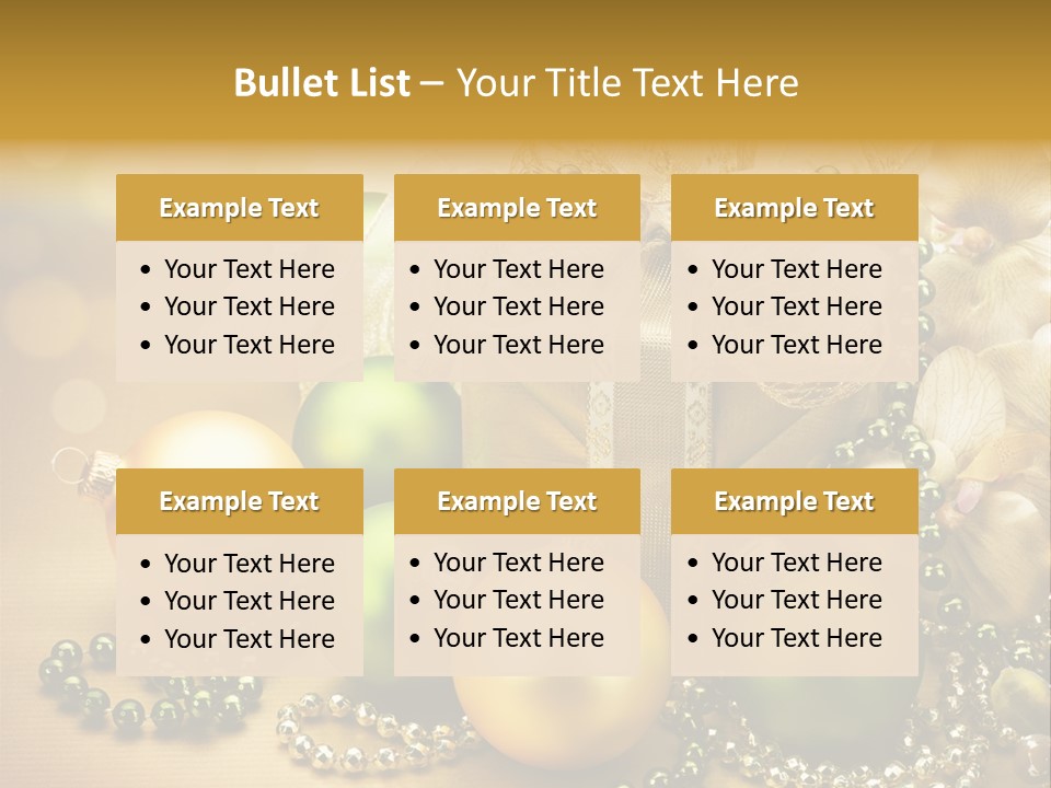 Magic Year Yellow PowerPoint Template