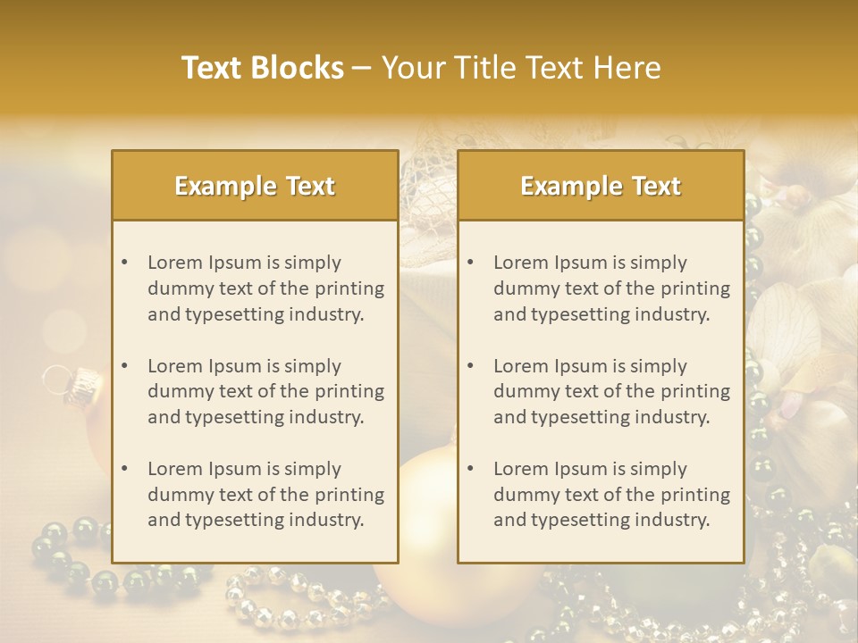 Magic Year Yellow PowerPoint Template