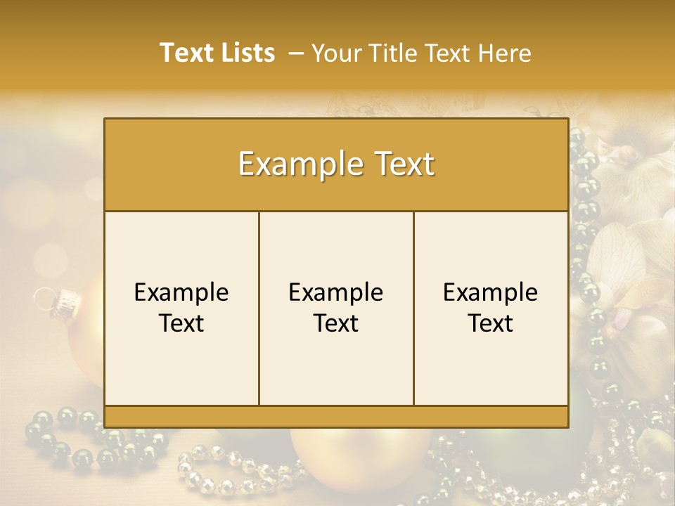 Magic Year Yellow PowerPoint Template